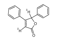 4,5-diphenyl(3,5-D)furan-2(5H)-one Structure