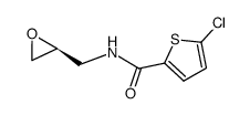 5-chloro-N-[(2S)-oxiran-2-ylmethyl]thiophene-2-carboxamide Structure