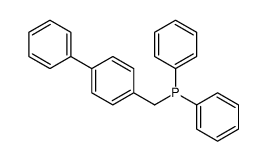 diphenyl-[(4-phenylphenyl)methyl]phosphane Structure