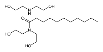 N,N-bis(2-hydroxyethyl)dodecanamide,2-(2-hydroxyethylamino)ethanol结构式