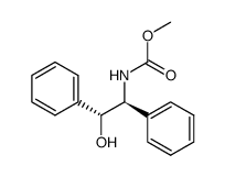 methyl ((1S,2R)-2-hydroxy-1,2-diphenylethyl)carbamate Structure