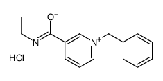 1-benzyl-N-ethylpyridin-1-ium-3-carboxamide,chloride结构式