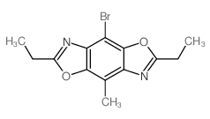 4-bromo-2,6-diethyl-8-methyl-[1,3]oxazolo[5,4-f][1,3]benzoxazole结构式