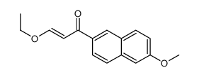 3-ethoxy-1-(6-methoxynaphthalen-2-yl)prop-2-en-1-one结构式