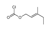 3-methylpent-2-enyl carbonochloridate结构式