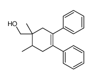 (1,6-dimethyl-3,4-diphenylcyclohex-3-en-1-yl)methanol结构式