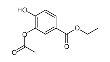 ethyl 3-acetoxy-4-hydroxybenzoate结构式