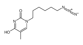 1-(6-azidohexyl)-5-methylpyrimidine-2,4-dione Structure