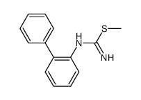 N-(2-biphenyl)-S-methylisothiourea Structure