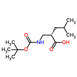 (S)-2-(((TERT-BUTOXYCARBONYL)AMINO)METHYL)-4-METHYLPENTANOIC ACID picture