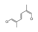 (1E,3E,5E)-1,6-dichloro-2,5-dimethyl-hexa-1,3,5-triene Structure