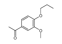 1-(3-methoxy-4-propoxyphenyl)ethanone Structure