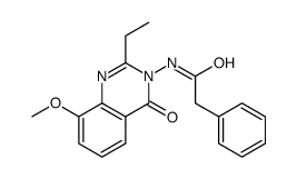 N-(2-ethyl-8-methoxy-4-oxoquinazolin-3-yl)-2-phenylacetamide Structure