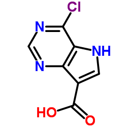 4-氯-5H-吡咯[3,2-D]嘧啶-7-甲酸图片
