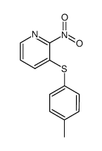 2-nitro-3-(p-tolylthio)pyridine Structure