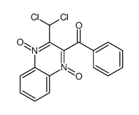 [3-(dichloromethyl)-4-oxido-1-oxoquinoxalin-1-ium-2-yl]-phenylmethanone Structure