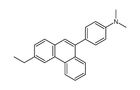 4-(3-ethylphenanthren-9-yl)-N,N-dimethylaniline Structure