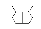 1,6,6-trimethyl-2,3,3a,4,5,6a-hexahydrocyclopenta[b]pyrrole结构式