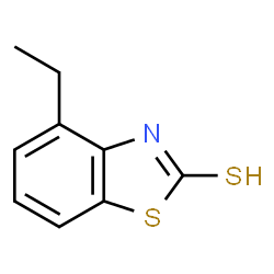 2(3H)-Benzothiazolethione,4-ethyl-(9CI) Structure