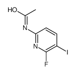 N-(6-FLUORO-5-IODO-PYRIDIN-2-YL)-ACETAMIDE structure