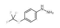 4-trifluoromethylthiophenylhydrazine structure