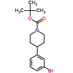 4-(3-Bromo-phenyl)-1-N-Boc-piperidine Structure