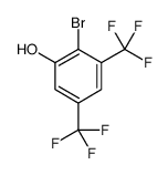 2-BROMO-3,5-BIS(TRIFLUOROMETHYL)PHENOL structure