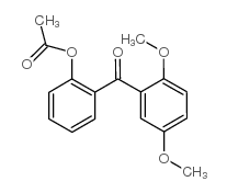 2-ACETOXY-2',5'-METHOXYBENZOPHENONE结构式