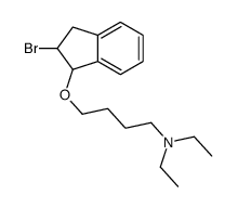 4-[(2-bromo-2,3-dihydro-1H-inden-1-yl)oxy]-N,N-diethylbutan-1-amine Structure