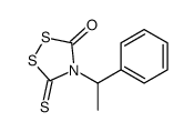 4-(1-phenylethyl)-5-sulfanylidene-1,2,4-dithiazolidin-3-one Structure