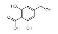 2,6-dihydroxy-4-(hydroxymethyl)benzoic acid结构式