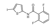 2,6-difluoro-N-(5-iodothiophen-2-yl)benzamide结构式