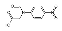 N-formyl-N-(4-nitro-phenyl)-glycine Structure