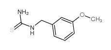 1-(3-甲氧苄基)硫代脲结构式