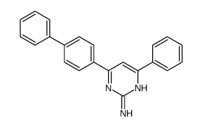 4-phenyl-6-(4-phenylphenyl)pyrimidin-2-amine Structure