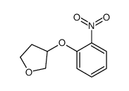 3-(2-nitro-phenoxy)-tetrahydrofuran结构式