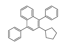 2-cyclopentyl-1,4-diphenylnaphthalene结构式