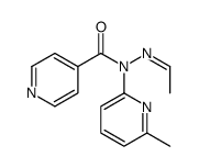 N-[(Z)-ethylideneamino]-N-(6-methylpyridin-2-yl)pyridine-4-carboxamide Structure