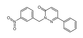 2-(3-nitrobenzyl)-6-phenylpyridazin-3(2H)-one结构式