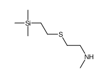 N-methyl-2-(2-trimethylsilylethylsulfanyl)ethanamine结构式