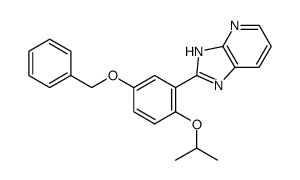 2-[5-(benzyloxy)-2-isopropoxyphenyl]-3H-imidazo[4,5-b]pyridine结构式