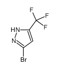 3-Bromo-5-(trifluoromethyl)pyrazole Structure