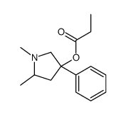 (1,5-dimethyl-3-phenylpyrrolidin-3-yl) propanoate Structure