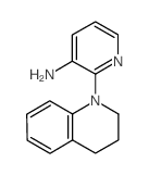 2-[3,4-Dihydro-1(2H)-quinolinyl]-3-pyridinamine结构式