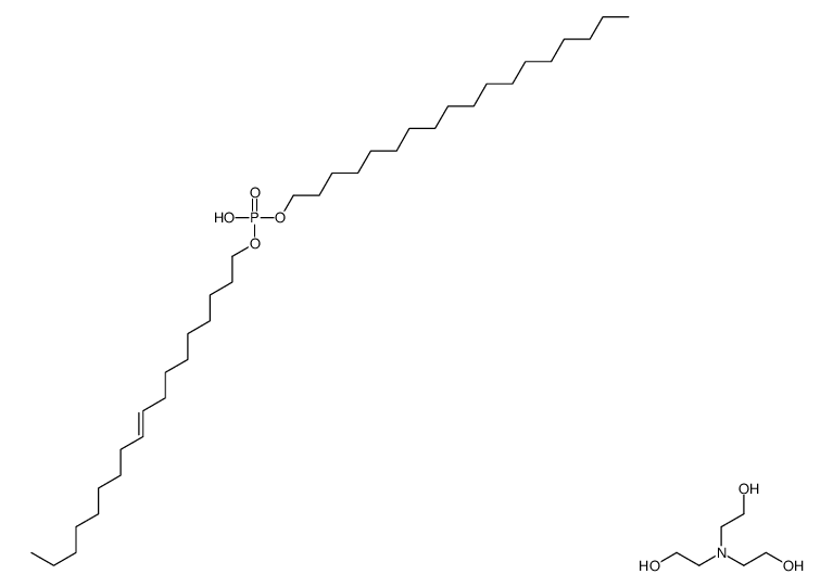 octadec-9-enyl octadecyl hydrogen phosphate, compound with 2,2',2''-nitrilotriethanol (1:1) structure