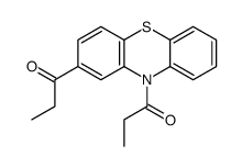 1-(10-propanoylphenothiazin-2-yl)propan-1-one Structure