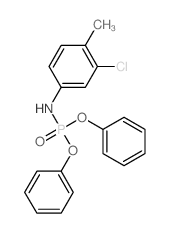 3-chloro-N-diphenoxyphosphoryl-4-methyl-aniline Structure