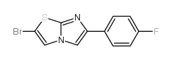 2-bromo-6-(4-fluorophenyl)imidazo[2,1-b][1,3]thiazole结构式