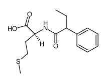 N-(1-oxo-2-phenylbutyl)-L-methionine结构式