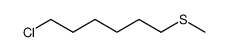 (6-chlorohexyl)(methyl)sulfane Structure